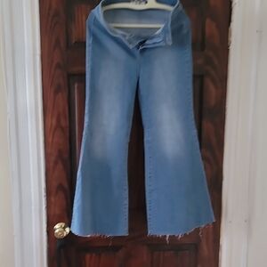 We The Free Blue Flared Jeans